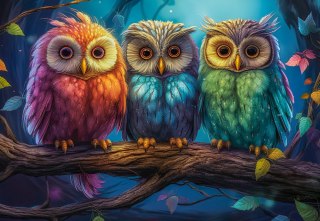 Puzzle 1000 el. Three Little Owls CASTORLAND C-105175