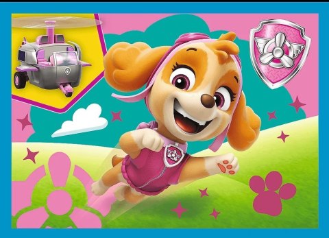 Puzzle 4w1 34628 Biegnące pieski TREFL 34628 TR