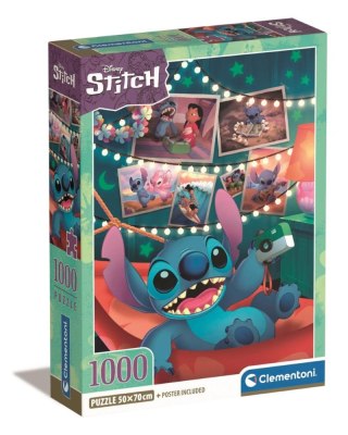 Puzzle Clementoni 1000 elementów Stitch 39793