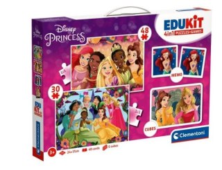 Puzzle Clementoni 2w1 Memo Klocki Princess 18297