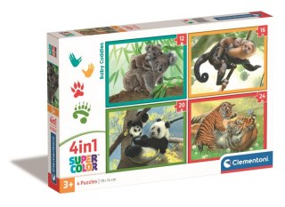 Puzzle Clementoni 4w1 Baby Cuddles 21532
