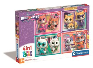 Puzzle Clementoni 4w1 Super Kittie s 21531