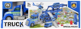 Auto ciężarowe Transporter z akcesoriami Policja MEGA CREATIVE 543854