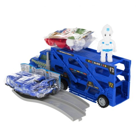 Auto ciężarowe Transporter z akcesoriami Policja MEGA CREATIVE 543854