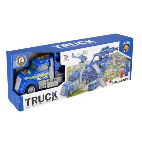 Auto ciężarowe Transporter z akcesoriami Policja MEGA CREATIVE 543854