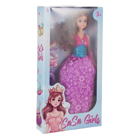 Lalka 29cm z akcesoriami Księżniczka mix MEGA CREATIVE 543702