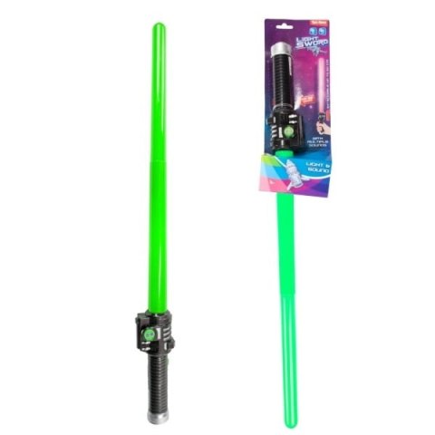 Miecz świetlny 60 cm z efektami świetlnymi i dźwiękowymi 3 kolory mix