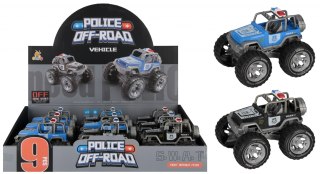 Auto terenowe Policja 13cm mix MEGA CREATIVE 544206