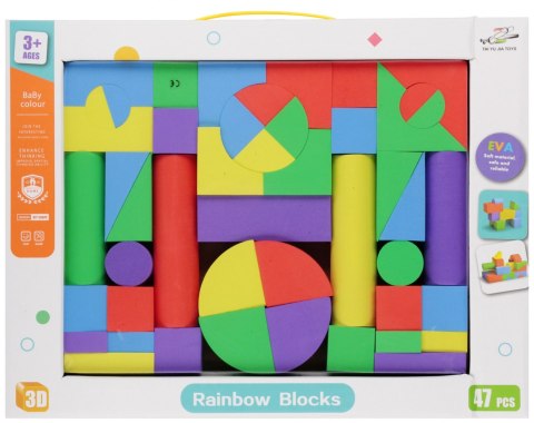 Klocki piankowe 47 elementów MEGA CREATIVE 545066