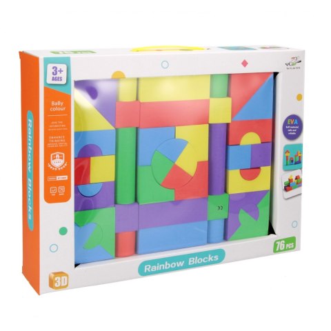 Klocki piankowe 76 elementów MEGA CREATIVE 545068