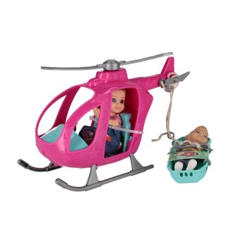 Lalka 15 cm z akcesoriami Helikopter MEGA CREATIVE 544855