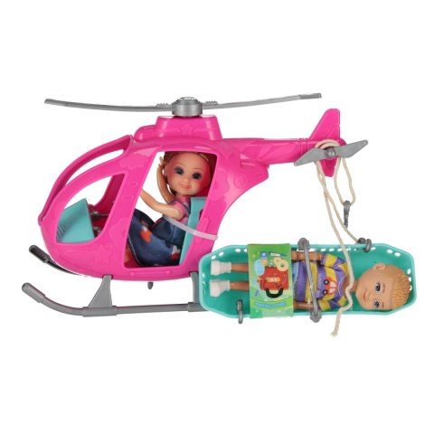 Lalka 15 cm z akcesoriami Helikopter MEGA CREATIVE 544855