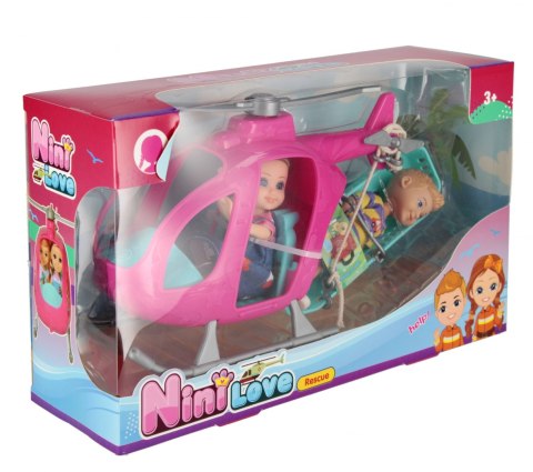 Lalka 15 cm z akcesoriami Helikopter MEGA CREATIVE 544855
