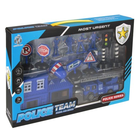 Parking Policja baza z akcesoriami MEGA CREATIVE 544437