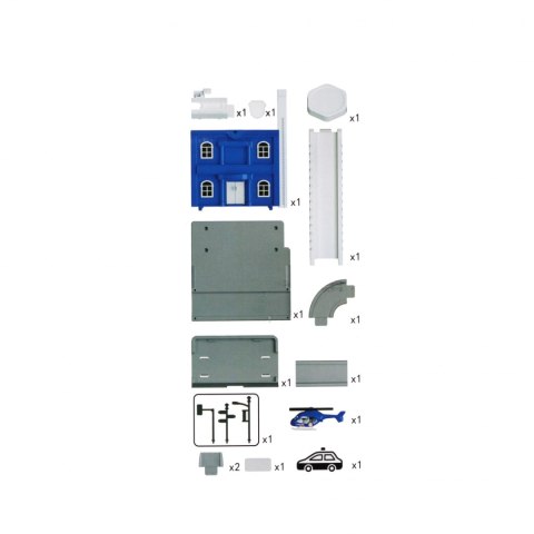 Parking Policja z akcesoriami MEGA CREATIVE 544435