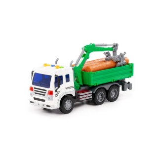 Auto ciężarowe 32cm City światło/dzwięk podnośnik POLESIE 96029 WADP