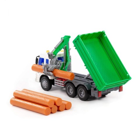 Auto ciężarowe 32cm City światło/dzwięk podnośnik POLESIE 96029 WADP