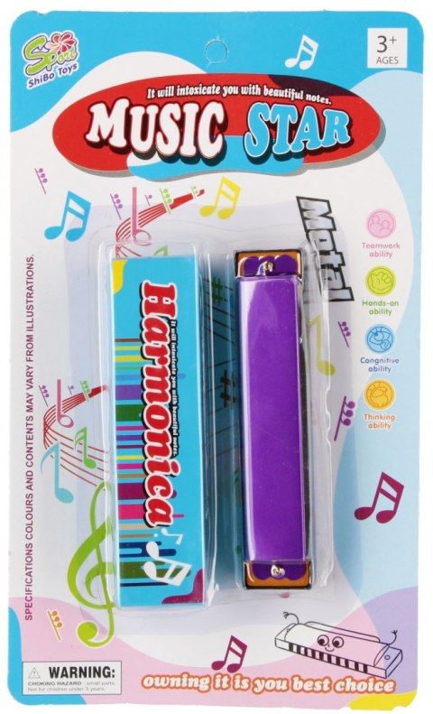 Instrumenty muzyczne Harmonijka mix MEGA CREATIVE 545456