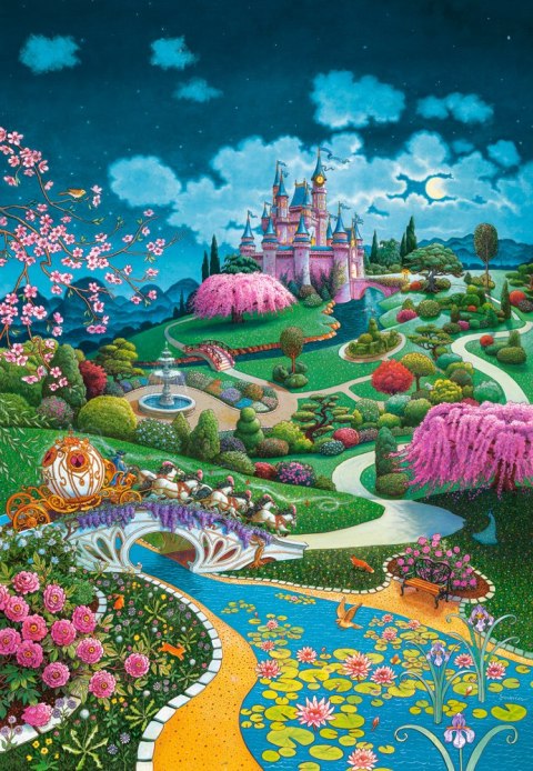 Puzzle 1000 el. Cinderella s Castle CASTORLAND C-105243
