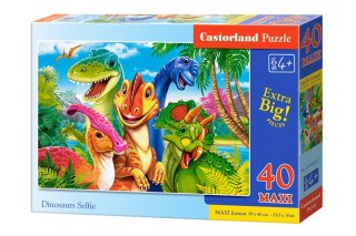 Puzzle 40 el. Maxi Dinosaurs Selfie CASTORLAND B-040391