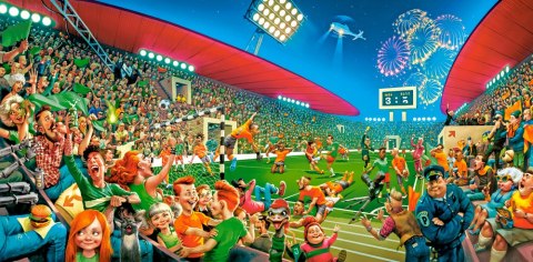 Puzzle 4000 el. Football Championship Art Collection CASTORLAND C-400393