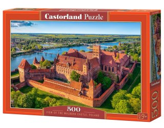 Puzzle 500 el. View of The Malbork Castle, Poland CASTORLAND B-54039