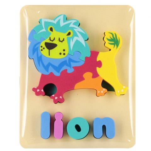 Puzzle piankowe Zwierzęta MEGA CREATIVE 545663