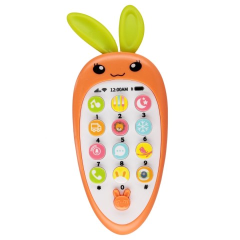 Zabawka dla dzieci Telefon Króliczek 16cm mix MEGA CREATIVE 545213