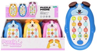 Zabawka dla dzieci Telefon Piesek 14cm mix MEGA CREATIVE 545214