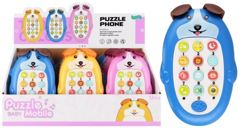 Zabawka dla dzieci Telefon Piesek 14cm mix MEGA CREATIVE 545214