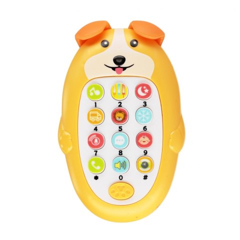 Zabawka dla dzieci Telefon Piesek 14cm mix MEGA CREATIVE 545214