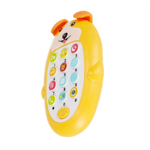 Zabawka dla dzieci Telefon Piesek 14cm mix MEGA CREATIVE 545214