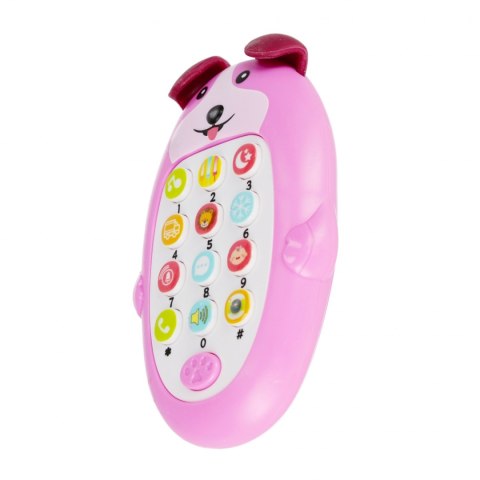 Zabawka dla dzieci Telefon Piesek 14cm mix MEGA CREATIVE 545214