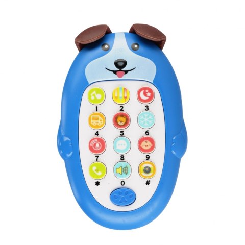 Zabawka dla dzieci Telefon Piesek 14cm mix MEGA CREATIVE 545214