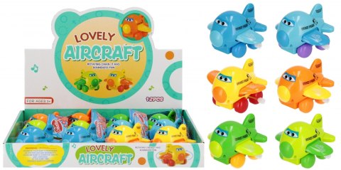 Zabawka nakręcana Samolocik 8cm mix MEGA CREATIVE 545324