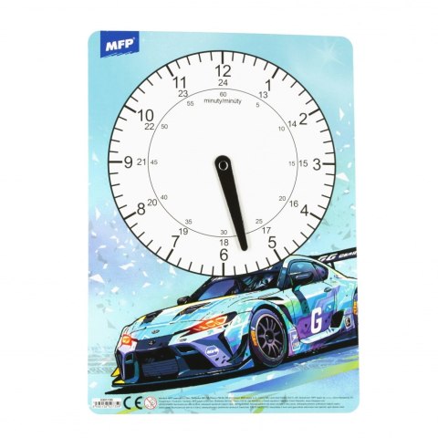 Zegar edukacyjny papierowy 21x29 Boys A 12 MFP 5301195