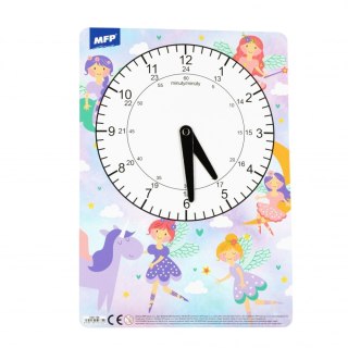 Zegar edukacyjny papierowy 21x29 Girls A 12 MFP 5301196