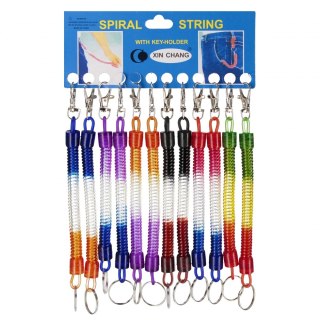 Brelok sprężynka z karabinem 16 cm op.12 szt. A-0826