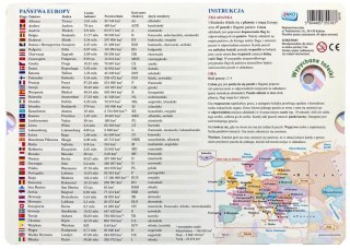 GRA UKŁADANKA FLAGI EUROPY 47EL FOL1
