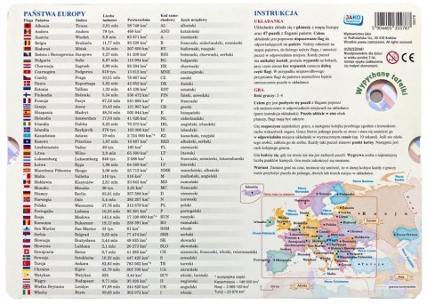 GRA UKŁADANKA FLAGI EUROPY 47EL FOL1
