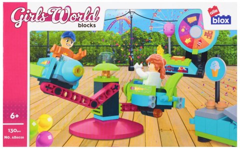 Klocki konstrukcyjne 130 elementów Girl Wesołe Miasteczko alleBLOX 547906