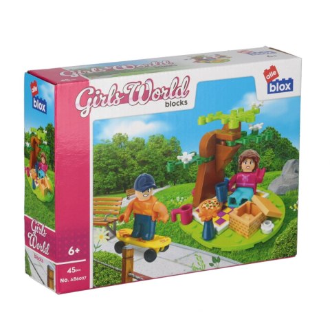 Klocki konstrukcyjne 45 elementów Girl Piknik alleBLOX 547907