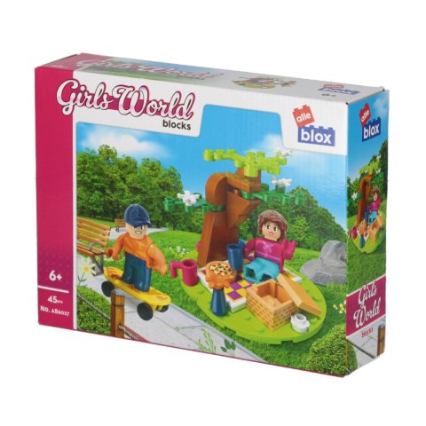 Klocki konstrukcyjne 45 elementów Girl Piknik alleBLOX 547907