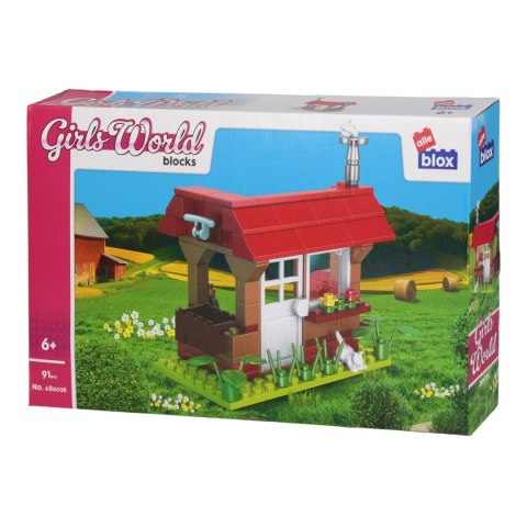 Klocki konstrukcyjne 91 elementów Girl Dom alleBLOX 547908