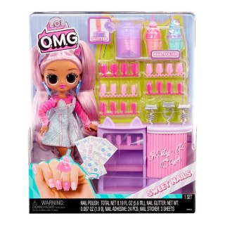 Lalka Lol Surprise z akcesoriami Omg Sweet Nails Kitty MGA 503859EUC