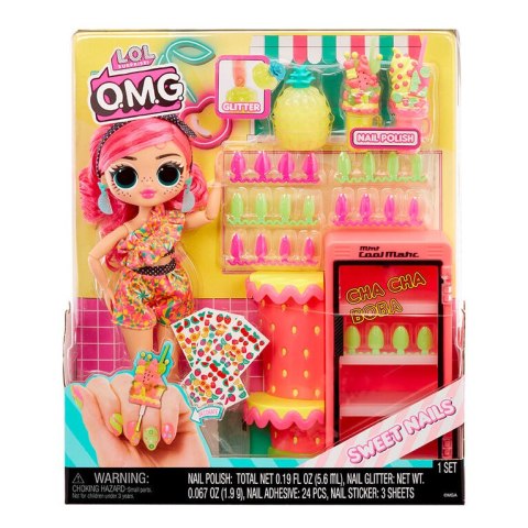 Lalka Lol Surprise z akcesoriami Omg Sweet Nails Pinky MGA 503842EUC
