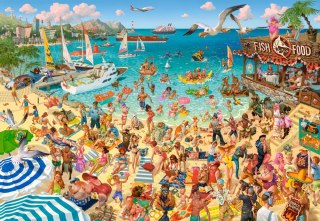 Puzzle 1000 el. Fun by the Sea Art Collection CASTORLAND C-105151