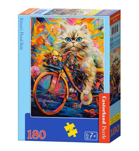 Puzzle 180 el. Kitten s Floral Ride CASTORLAND B-018529