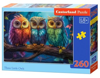 Puzzle 260 el. Three Little Owls CASTORLAND B-27651