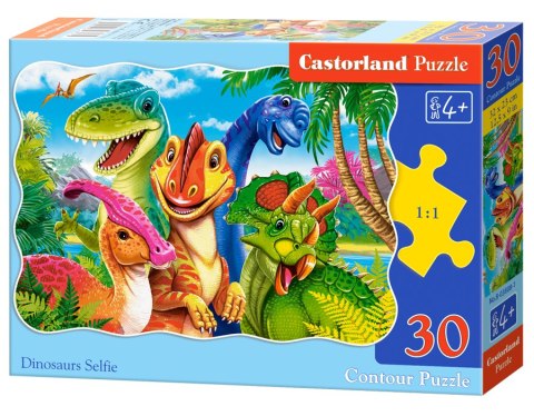 Puzzle 30 el. Dinosaurs Selfie CASTORLAND B-03808